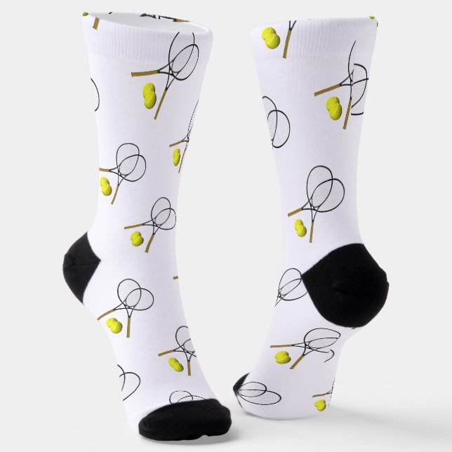 Chaussette Double Tennis Sport Thème (Angulaire)