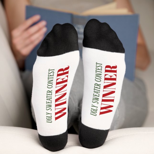 Chaussette Douceur moche serré Angels de Hygge Coeurs Noël (Fond)