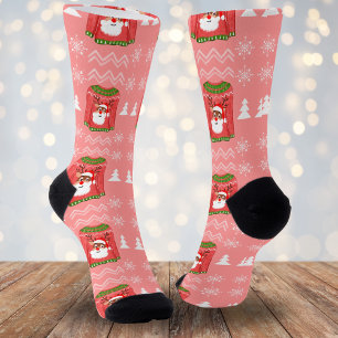 Chaussette Doux moche Funny Reindeer Motif de Noël