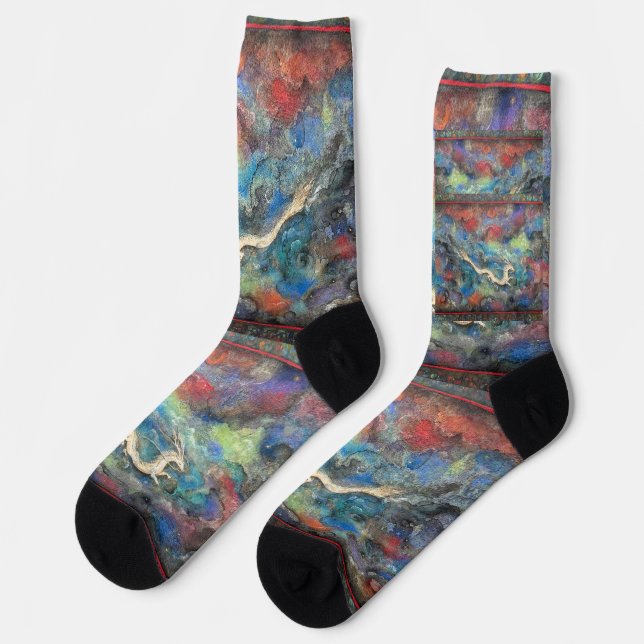 Chaussette Dragon in the Clouds (Gauche)