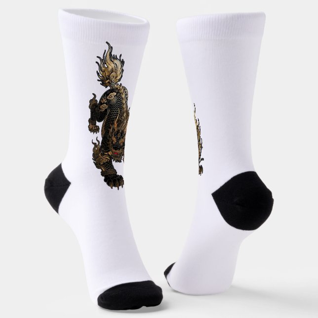 Chaussette Dragon Tigre (Angulaire)