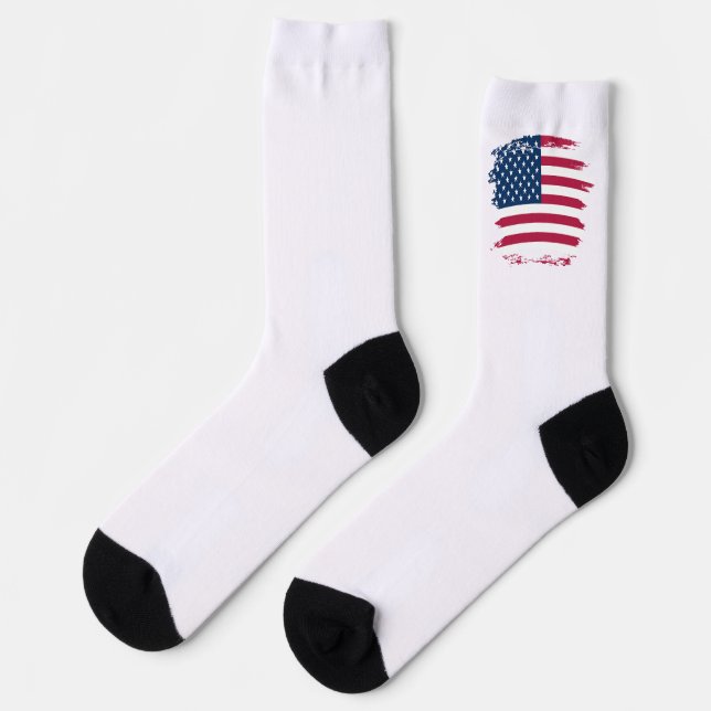 Chaussette Drapeau américain (Gauche)