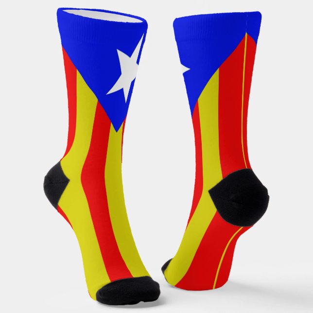 Chaussette Drapeau catalan (Angulaire)