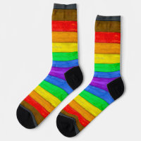 Drapeau de fierté gay inclusif SlipperyJoe's à tex