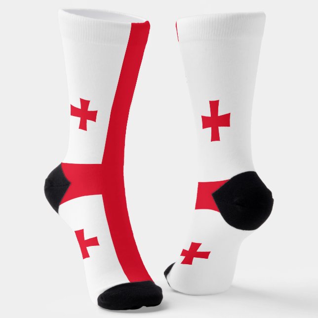 Chaussette Drapeau de Géorgie (Angulaire)