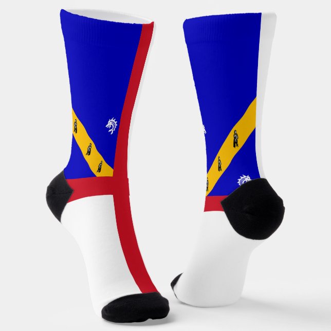 Chaussette Drapeau de Herm (Angulaire)