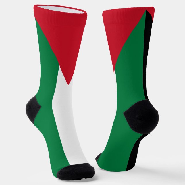 Chaussette Drapeau de la Palestine (Angulaire)