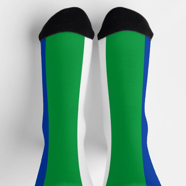 Chaussette Drapeau de la République de Komi (Haut)