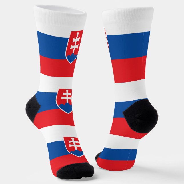 Chaussette Drapeau de la Slovaquie (Angulaire)