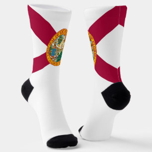 Chaussette Drapeau de l'État de Floride Fiers Plaisir floridi