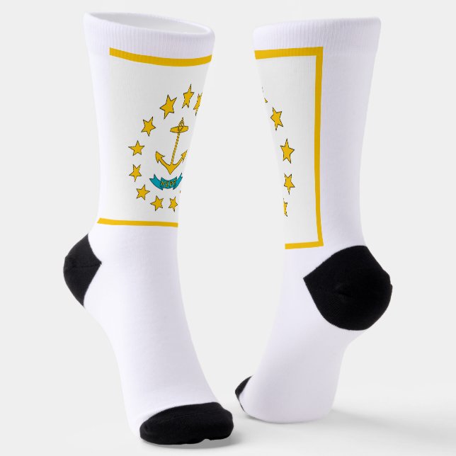 Chaussette Drapeau de l'État de Rhode Island (Angulaire)
