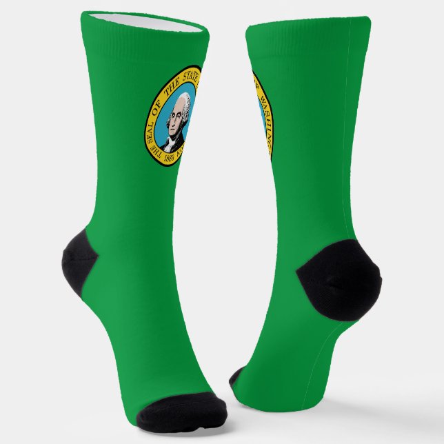 Chaussette Drapeau de l'État de Washington (Angulaire)