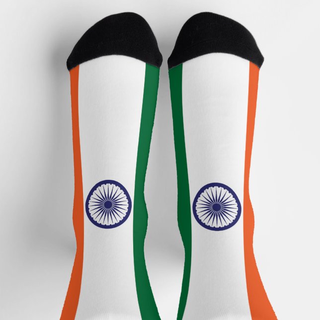 Chaussette Drapeau de l'Inde (Haut)