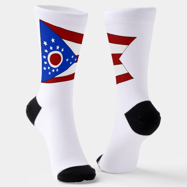 Chaussette Drapeau de l'Ohio (Angulaire)