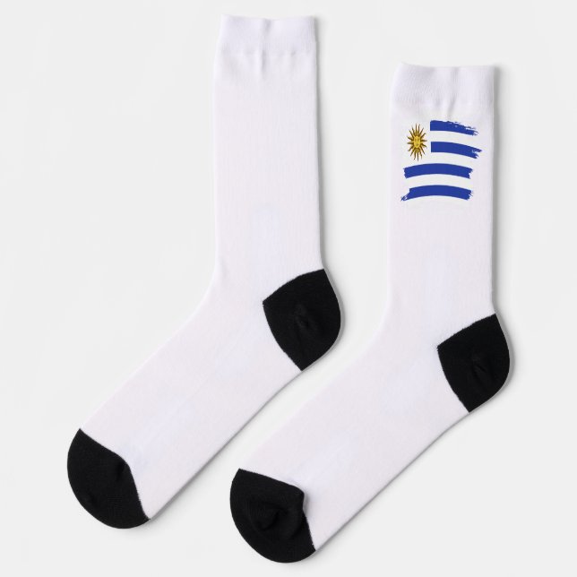 Chaussette drapeau de l'Uruguay (Gauche)