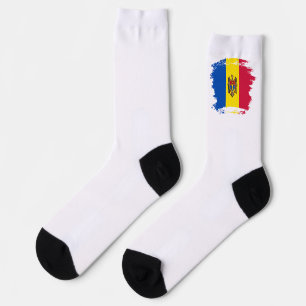 Chaussette Drapeau de Moldavie
