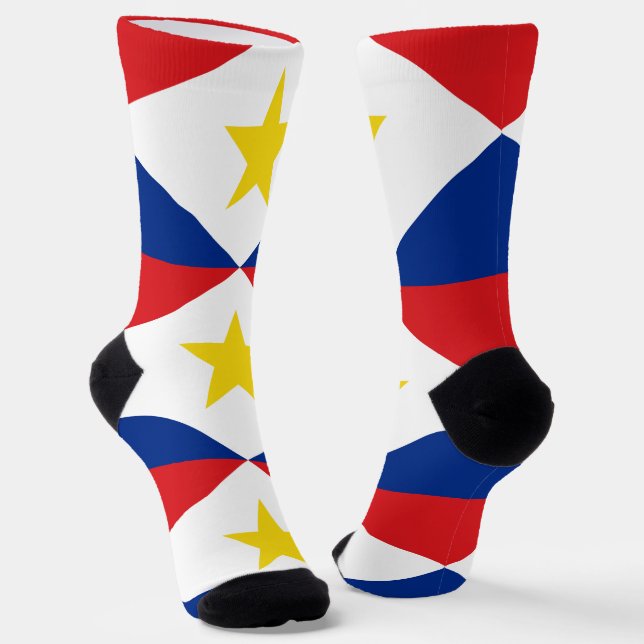 Chaussette Drapeau de Saba (Angulaire)
