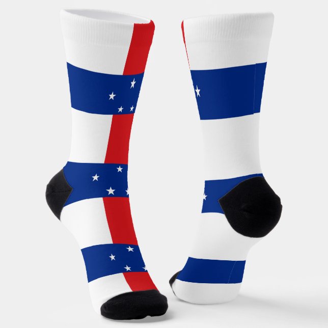 Chaussette Drapeau des Antilles Pays-Bas (Angulaire)