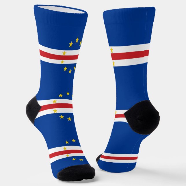 Chaussette Drapeau du Cap-Vert (Angulaire)