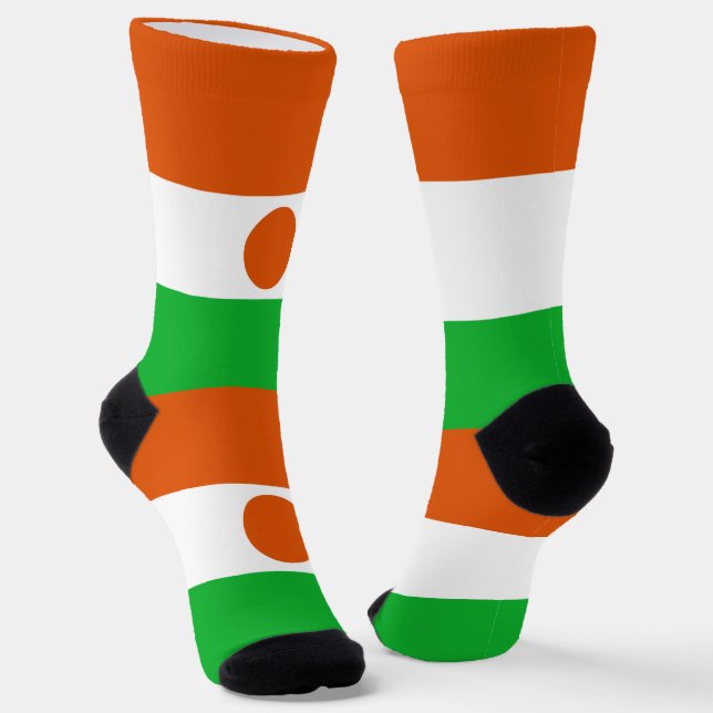 Chaussette Drapeau du Niger (Angulaire)