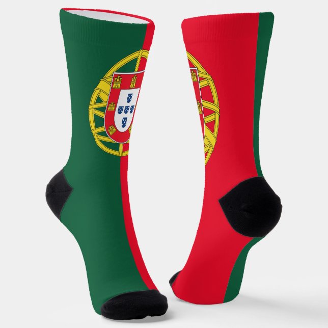 Chaussette Drapeau du Portugal (Angulaire)