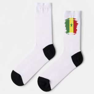 Chaussette drapeau du Sénégal
