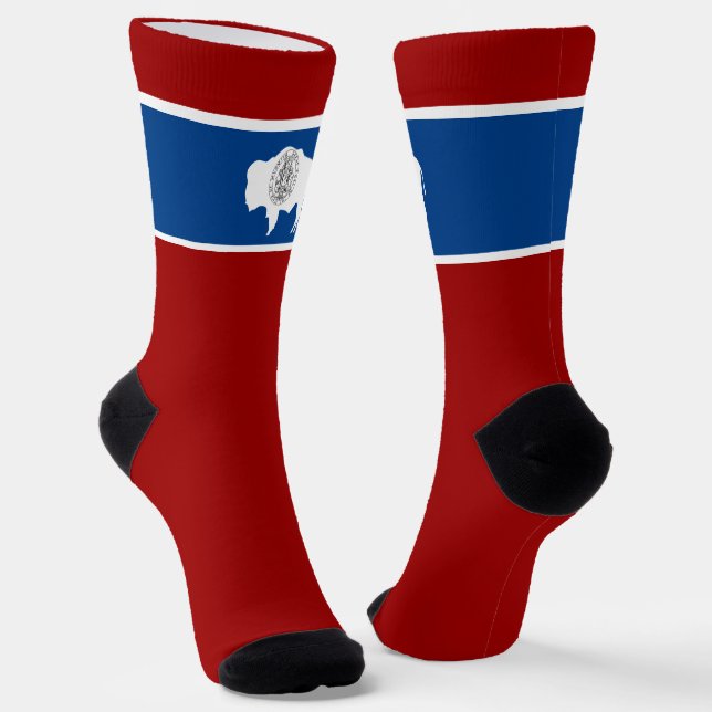 Chaussette Drapeau du Wyoming (Angulaire)