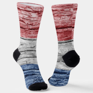 Chaussette Drapeau en bois de Pays-Bas