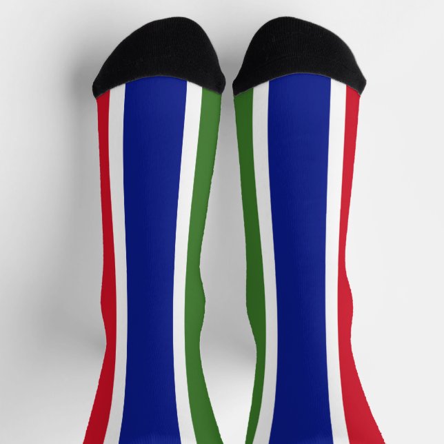 Chaussette Drapeau Gambie (Haut)