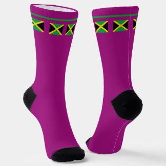 Chaussette Drapeau Jamaïcain Caraïbes Coloré