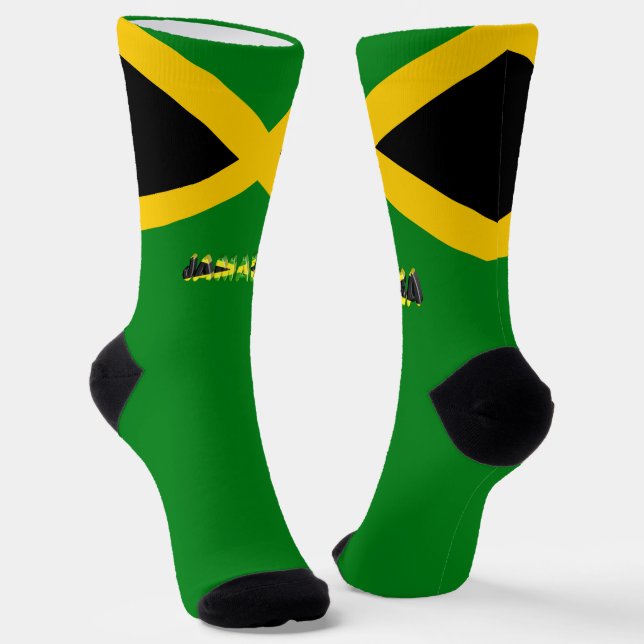 Chaussette Drapeau jamaïcain chaussettes (Angulaire)
