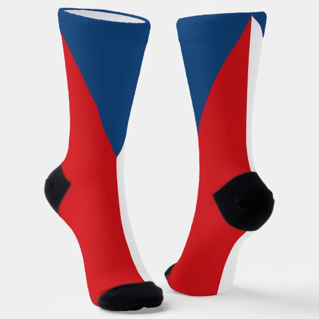 Chaussette Drapeau République tchèque (Angulaire)