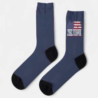 Chaussette Drapeau Rétro Amérique 250 Ans 250e Anniversaire