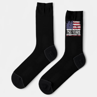 Chaussette Drapeau Rétro Amérique 250 Ans 250e Anniversaire