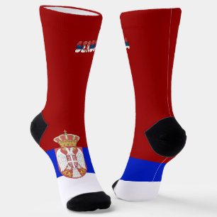 Chaussette Drapeau serbe