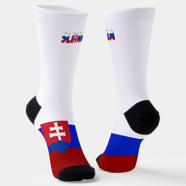 Chaussette Drapeau slovaque (Angulaire)