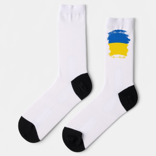 Chaussette Drapeau ukrainien (Gauche)