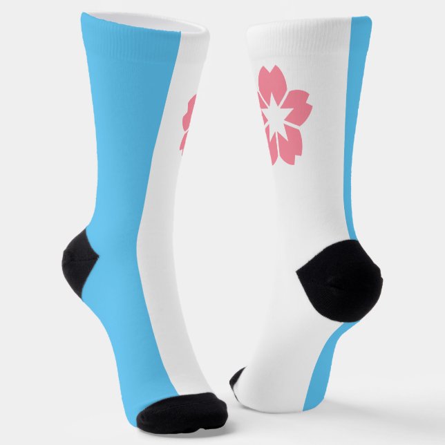 Chaussette Drapeau urbain de Salem (Oregon) (Angulaire)