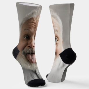 Chaussette Drôle Ajoutez votre propre photo