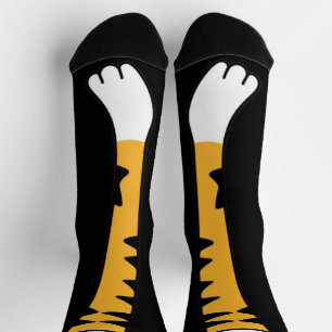 Chaussette Drôle patte chat tigre jambe pieds chaussettes gen