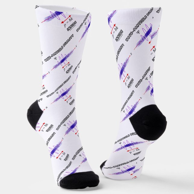 Chaussette Dualité des particules dans l'incertitude Principe (Angulaire)