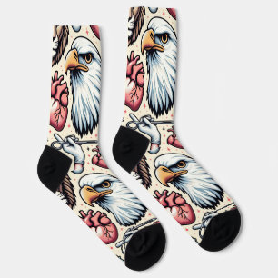 Chaussette Eagle Eyed, Chirurgien Coeur Lion