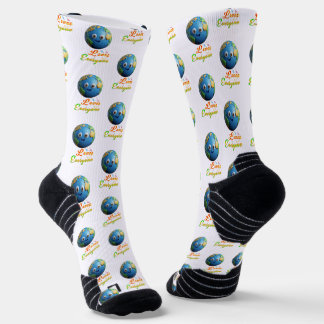 Chaussette Earth Loves Everyone