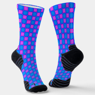 Chaussette Écran d'athlétisme Sock Bleu clair violet Design