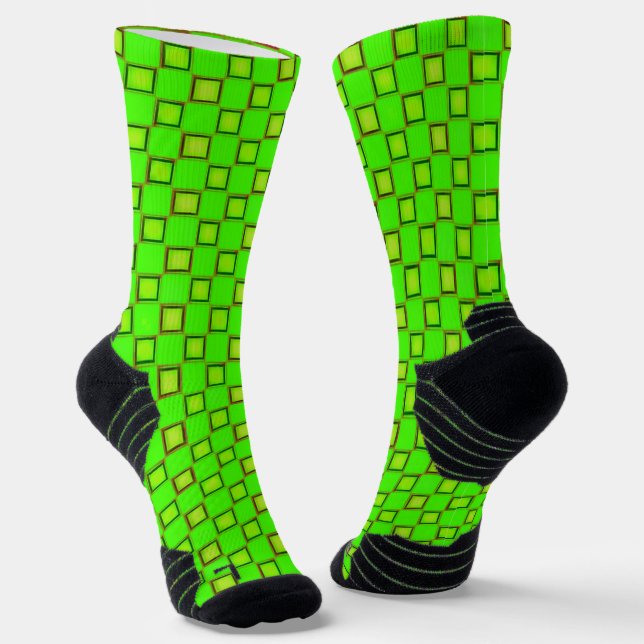 Chaussette Écran d'athlétisme socle vert clair Design classiq (Angulaire)
