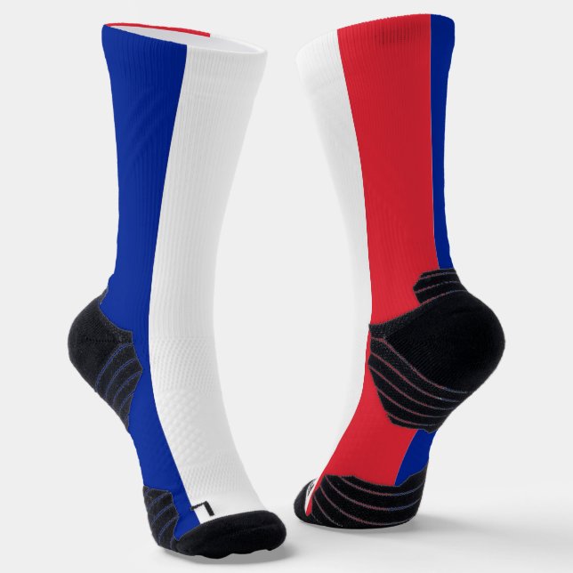 Chaussette Écran sportif avec drapeau de la France (Angulaire)