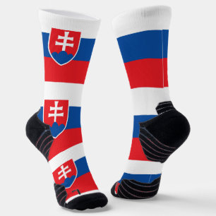 Chaussette Écran sportif avec drapeau de la Slovaquie