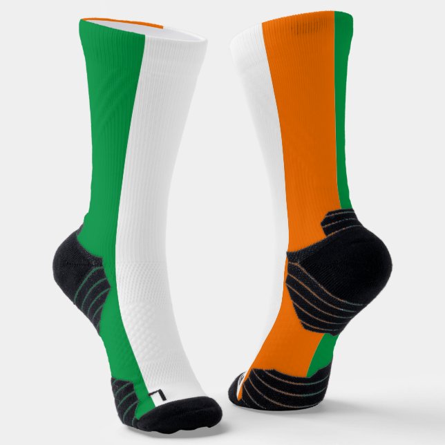 Chaussette Écran sportif avec drapeau d'Irlande (Angulaire)