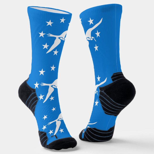 Chaussette Écran sportif avec drapeau du Corpus Christi (Angulaire)