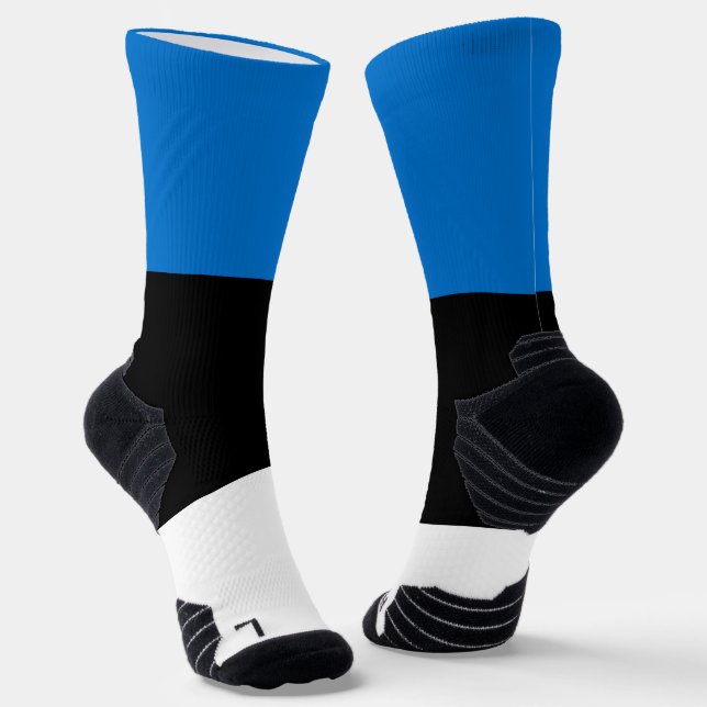 Chaussette Écran sportif avec drapeau estonien (Angulaire)